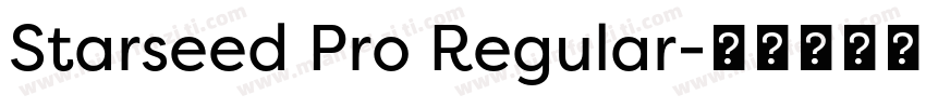 Starseed Pro Regular字体转换